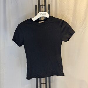 Ultra Flirt Classic Black Crop Top‎
